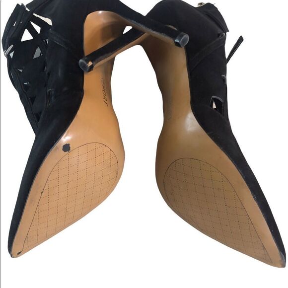 Report Laser Cut Faux Suede Stiletto Booties - Picture 12 of 12